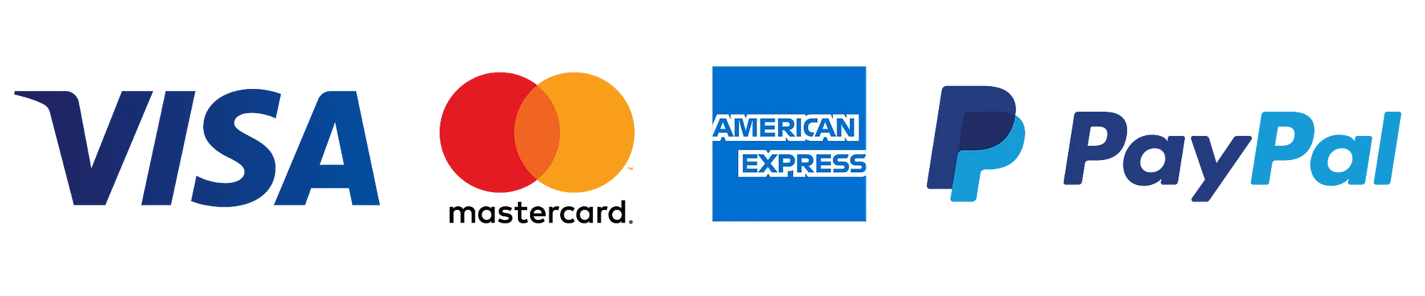 Zahlungsarten: Visa, Mastercard, PayPal